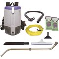 Proteam Super Coach Pro 6, 6 Qt. Backpack Vacuum with Xover Multi-Surface and Telescoping Wand Kit 107310